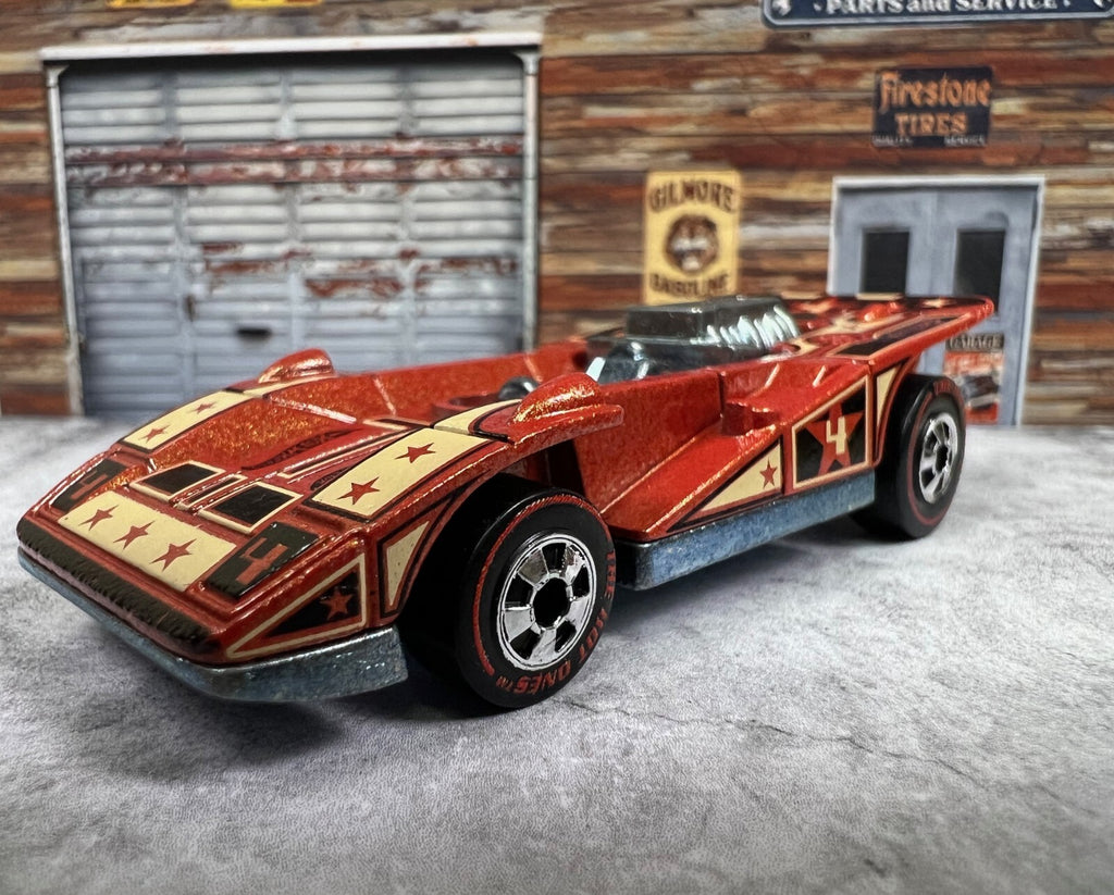 🔥🔥🔥Hot Wheels The Hot Ones Steam Roller Chase Orange 🔥🔥🔥