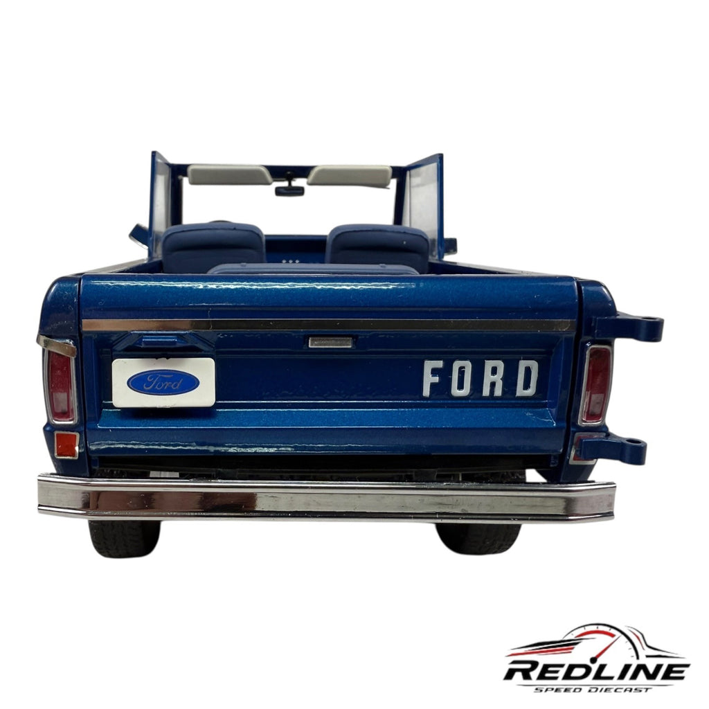 🇺🇸🇺🇸 Greenlight Artisan 1976 Ford Bronco Explorer Blue 1:18 B3🇺🇸🇺🇸
