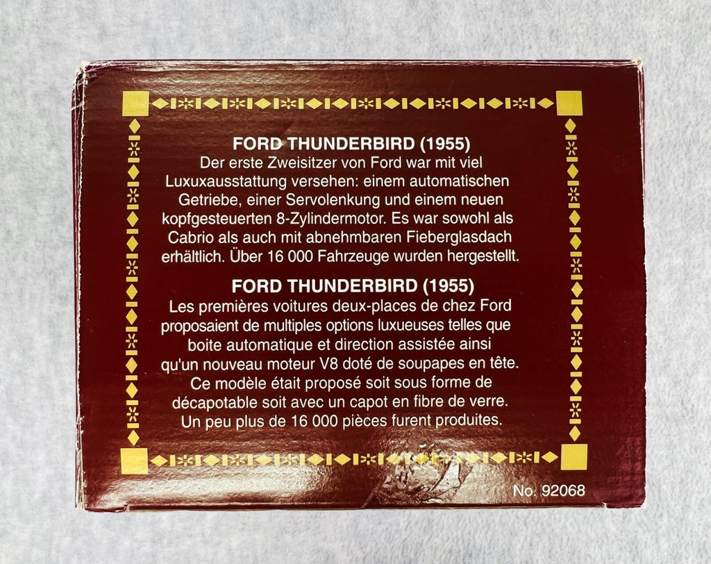 🇺🇸🇺🇸Road Legends 1955 Ford Thunderbird. 1:18 Scale New In Box🇺🇸🇺🇸