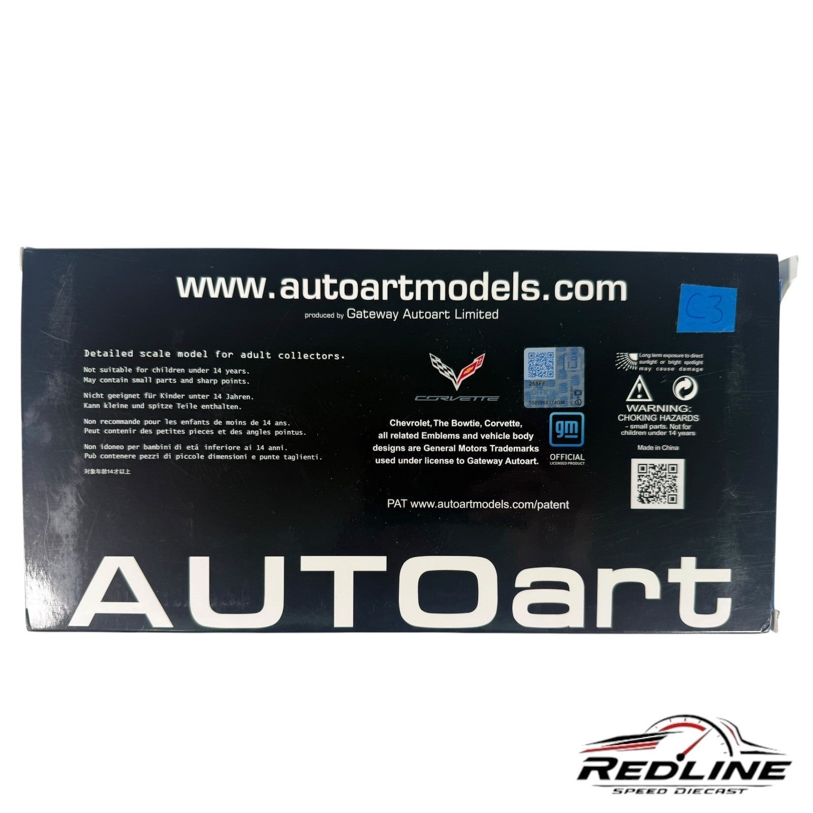 🇺🇸AUTOART 2019 Chevrolet Corvette C7 ZR1 Sebring OrangeM Carbon Top 1/18 C3