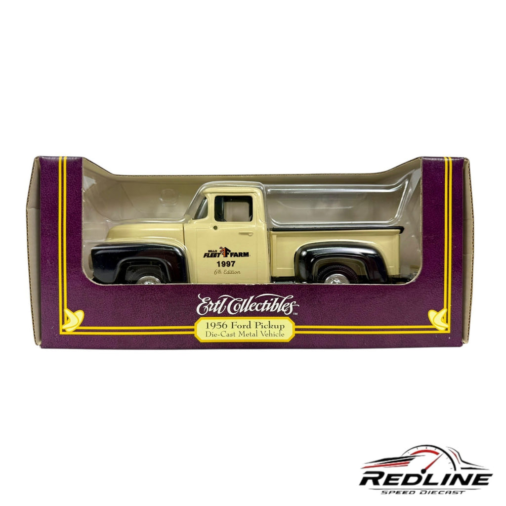🇺🇸Ertl Ford 1956 Pickup Truck Bank Fleet Farm 6th Edition 1997 1:25 C2🇺🇸