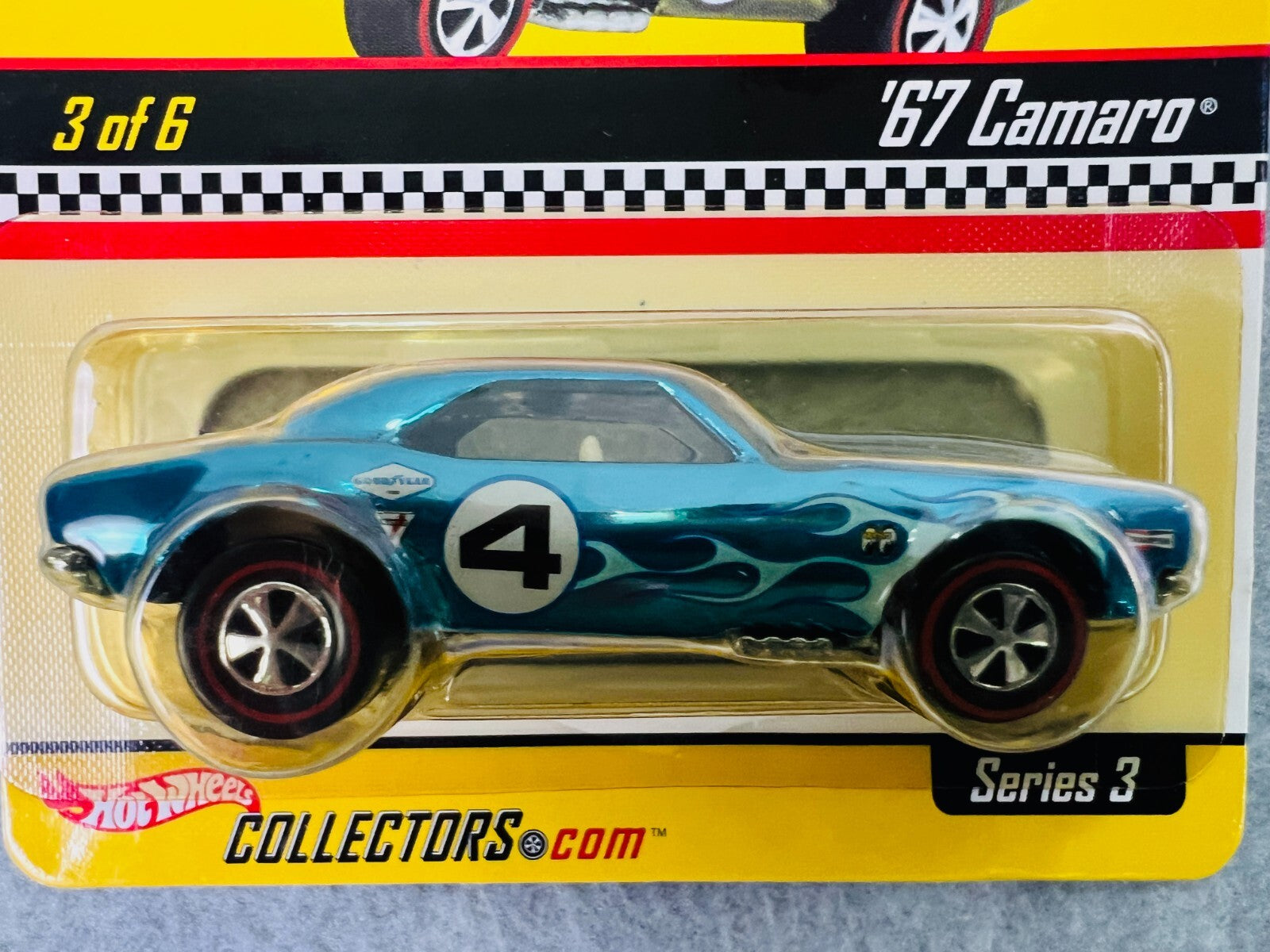 🇺🇸🇺🇸Hot Wheels RLC '67 Camaro Ice Blue Neo-Classics Series 3 H31🇺🇸🇺🇸