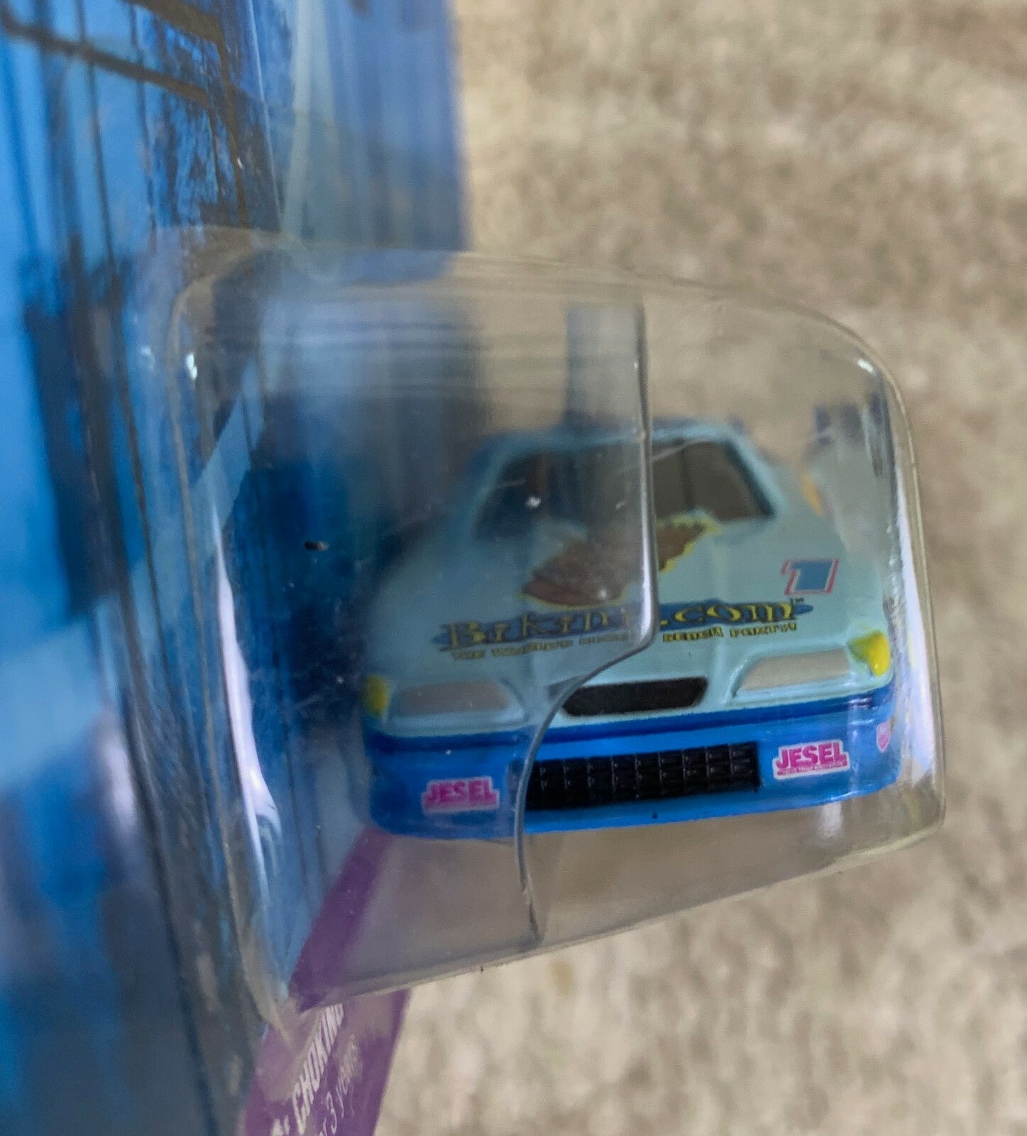 🔥🔥 Johnny Lightning 1/64 Dot Com Racers #1 Bikini Com Stock Car Race HW07🔥🔥
