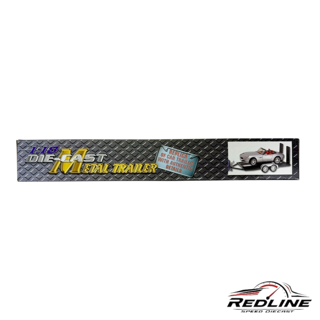🏁🏁🏁Motor Max Metal Trailer Model #76009  1:18 C1🏁🏁🏁