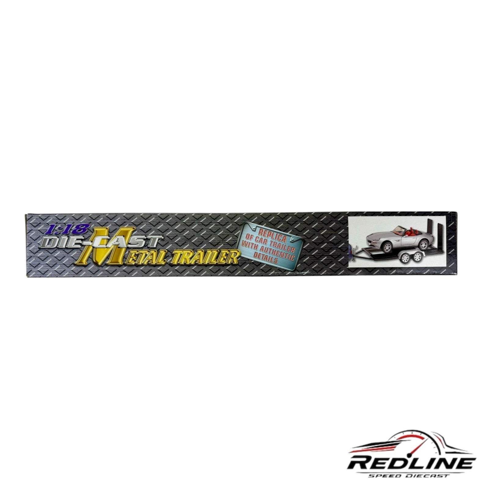 🏁🏁🏁Motor Max Metal Trailer Model #76009  1:18 C1🏁🏁🏁