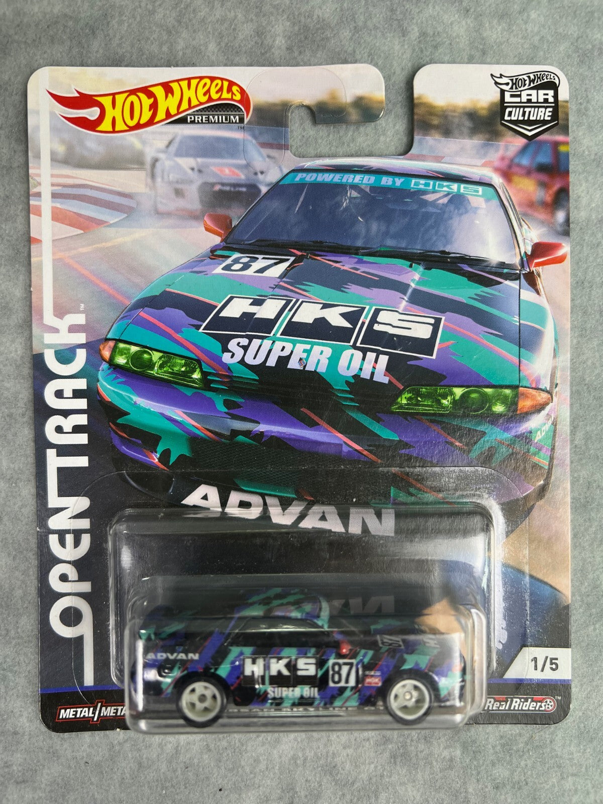 🎌🎌Hot Wheels Premium Open Track Nissan Skyline GT-R Car Culture HKS HW17🎌🎌