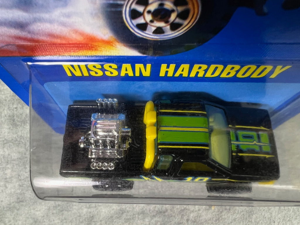 🔥🔥Hotwheels Nissan Hardbody 4x4 Pickup Truck Black BCT Wheel Variation H21🔥🔥