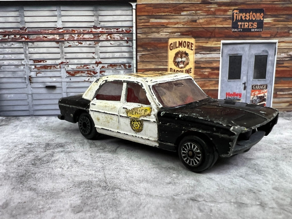 🔥🔥1983 Zylmex Zee Toys Dyna Wheels D42 1957 Audi 100LS Sheriff Police C7🔥🔥