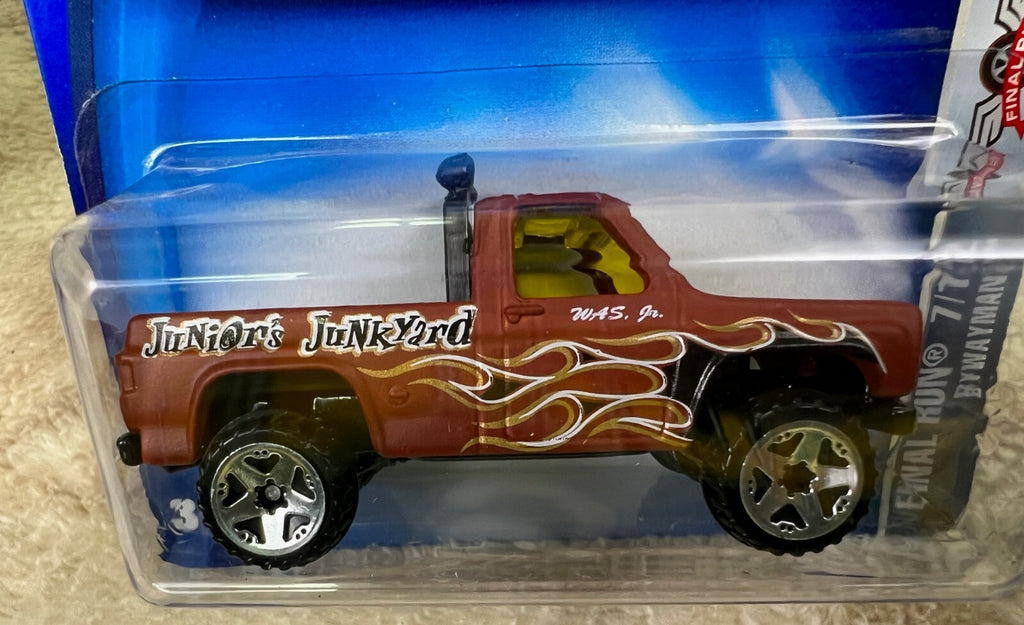 🇺🇸🇺🇸2003 Hot Wheels #201 Final Run 7/12 BYWAYMAN Flat Brown HW18🇺🇸🇺🇸