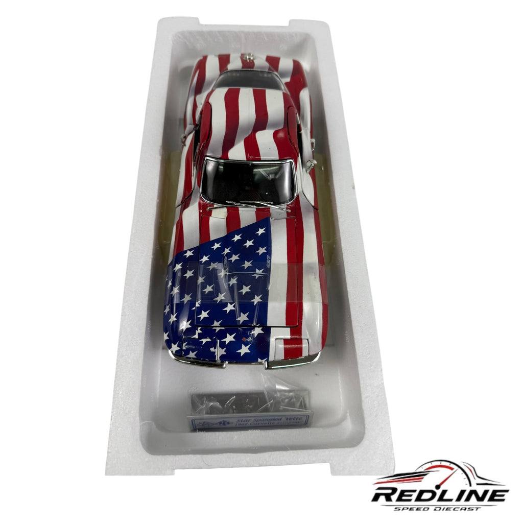 🇺🇸ERTL 1967 Star Spangled Corvette American Flag 1:18🇺🇸