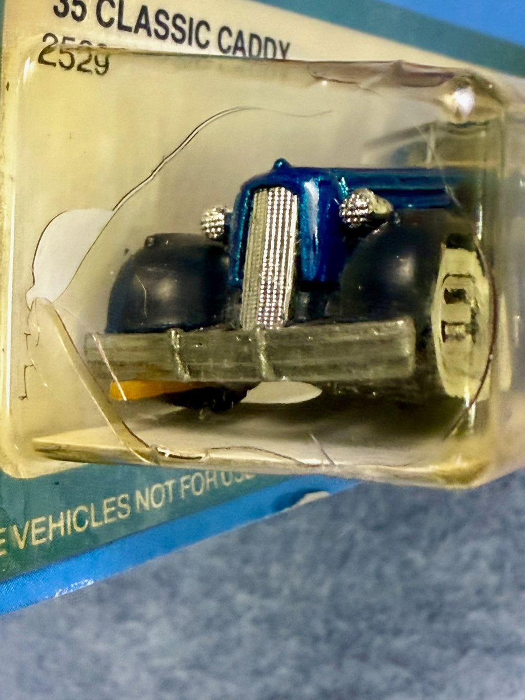 🔥🔥🔥Hot Wheels 1935 Classic Caddy  2529 1982 Blue 1:64 H22🔥🔥🔥