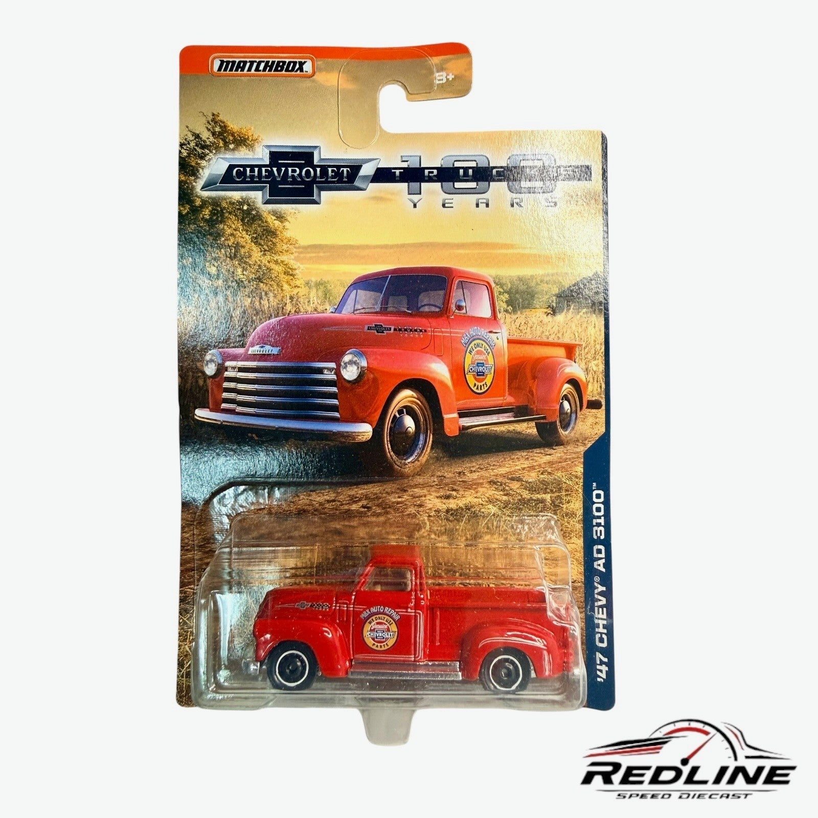 🇺🇸Matchbox Chevrolet Trucks 100 Years '47 Chevy AD 3100 H35🇺🇸