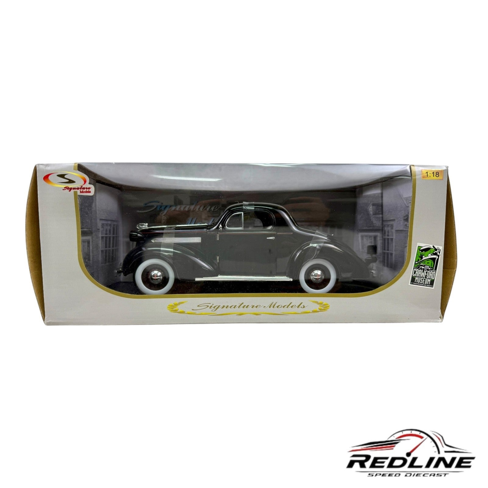 🇺🇸🇺🇸Signature Models 1936 Pontiac Deluxe Black Vehicle 1:18 LN🇺🇸🇺🇸