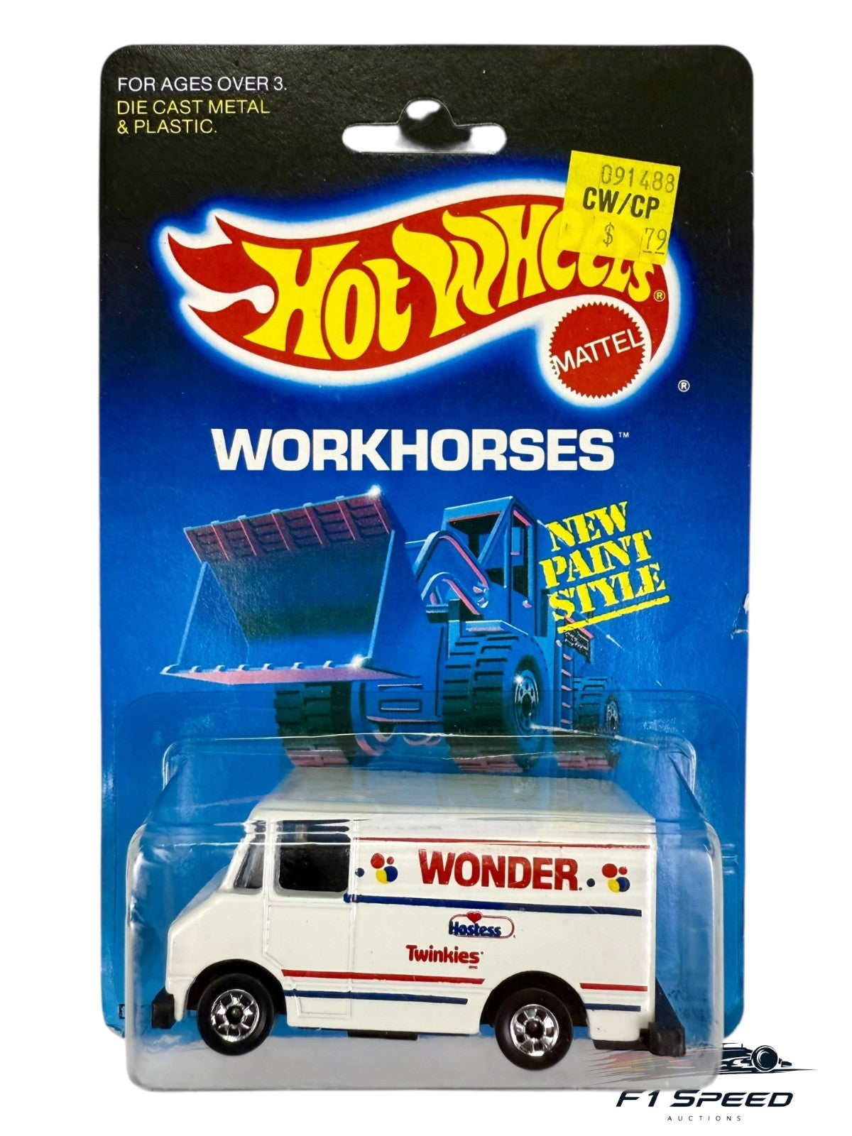 🔥🔥🔥Hot Wheels Workhorses #2808 Wonder Bread Delivery Truck H35🔥🔥🔥