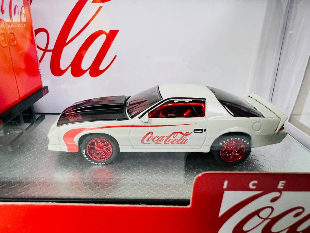 M2 Machines COCA COLA 1968 Chevy C60 Truck 1985 Camaro IROC-Z CHASE Auto-Haulers