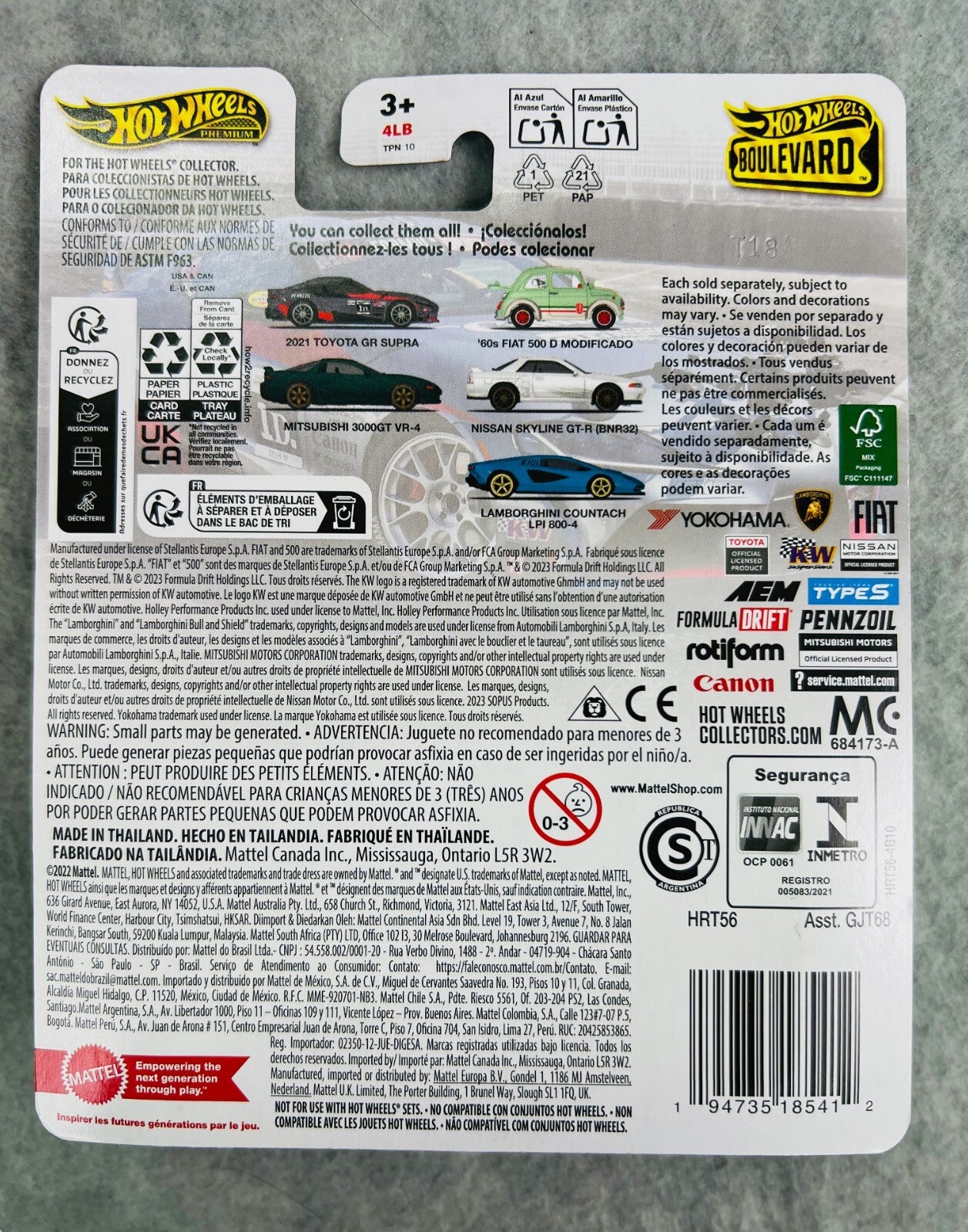 🎌🎌🎌Hot Wheels Premium Boulevard  2021 Toyota GR Supra Black H32🎌🎌🎌