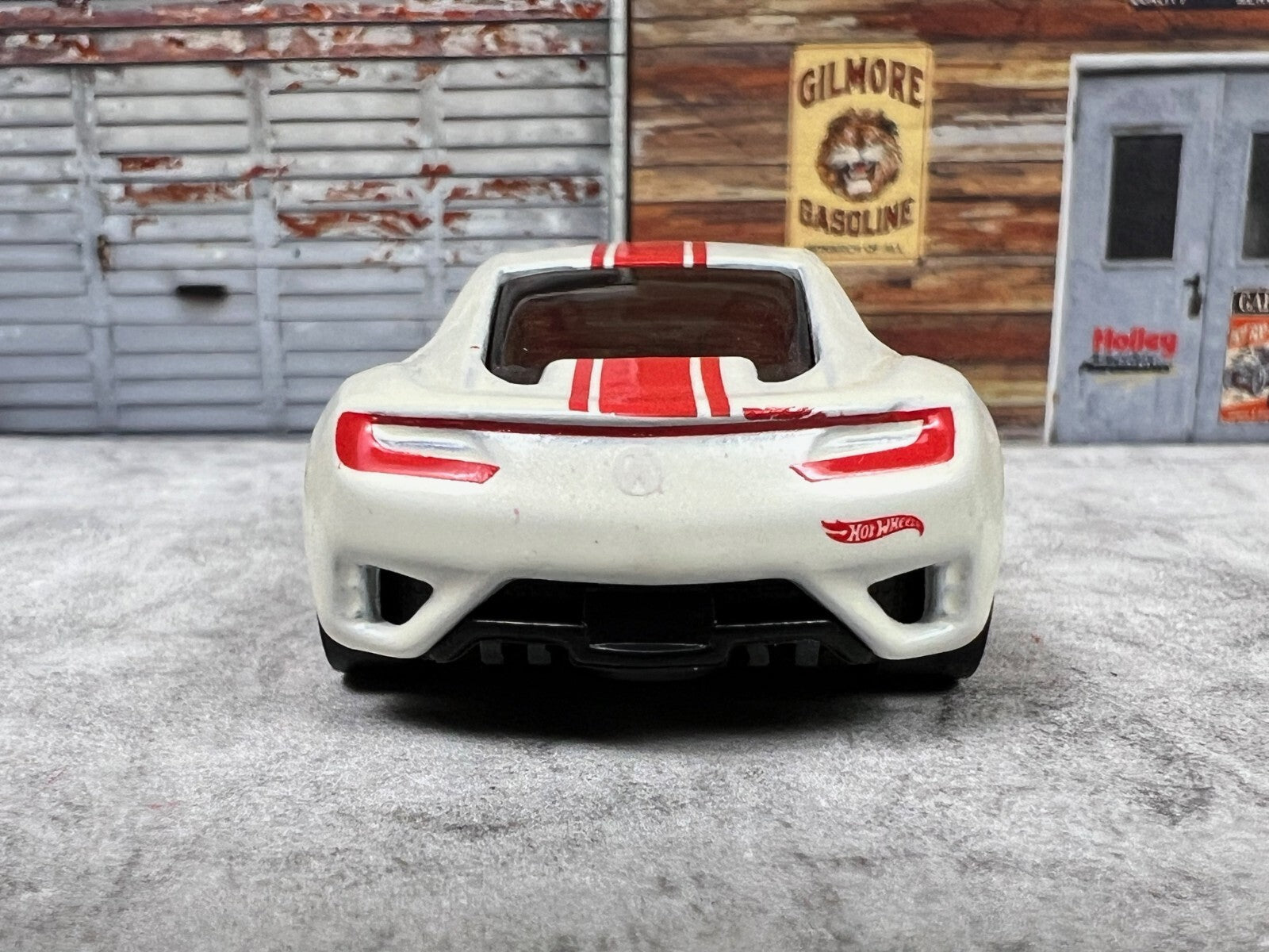 🔥🔥🔥Hotwheels 2012 Acura NSX Concept  White Red Stripe C17🔥🔥🔥