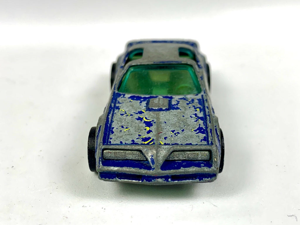 🔥Vintage Hot Wheels Mattel 1977 Hot Bird Pontiac Firebird Rare Blue Hong Kong🔥