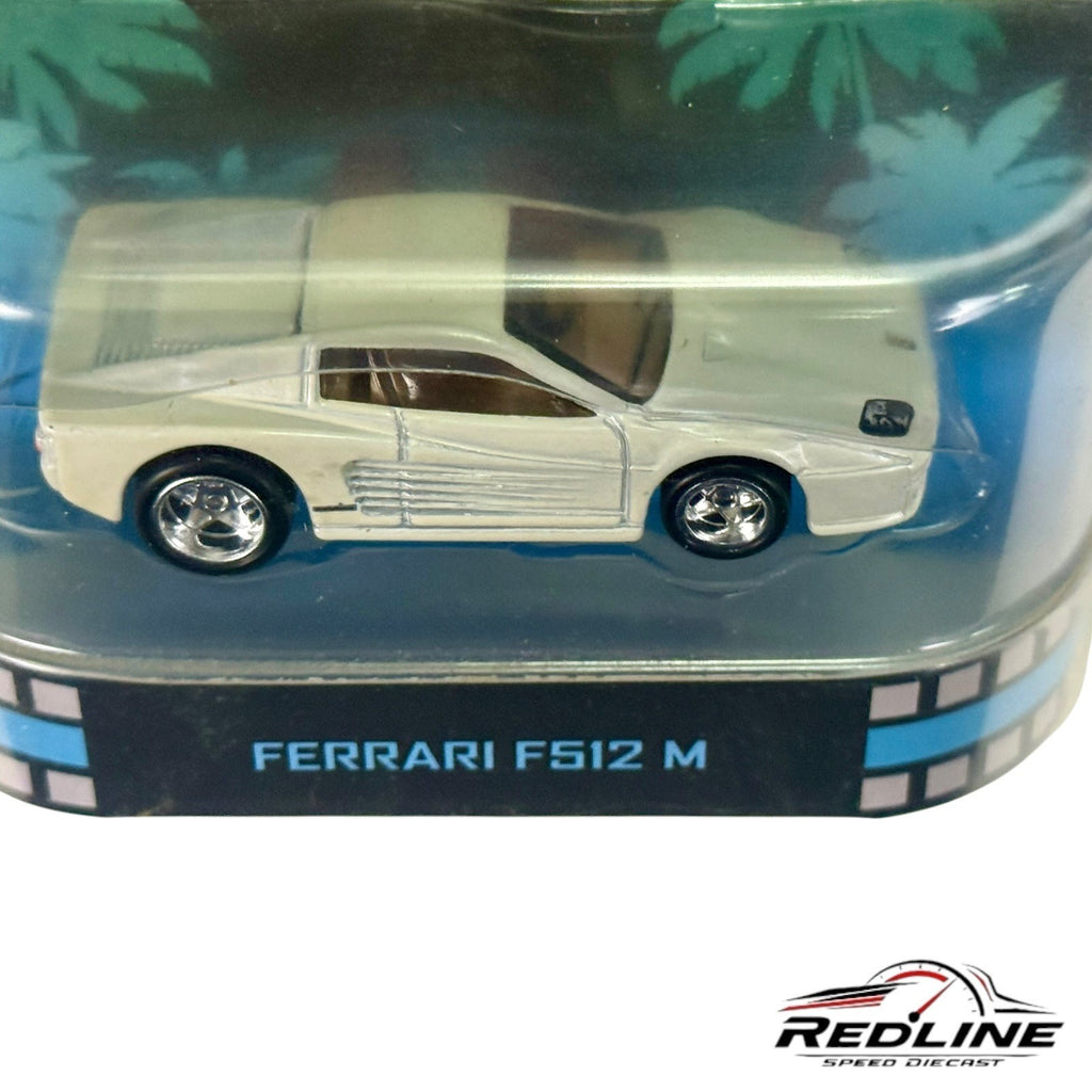 🇮🇹🇮🇹Hot Wheels Miami Vice FERRARI F512 M Retro Entertainment White🇮🇹🇮🇹