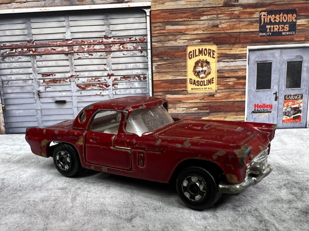🔥🔥🔥Vintage Zylmex P356 ‘56 T-Bird Diecast Car Hong Kong C13🔥🔥🔥