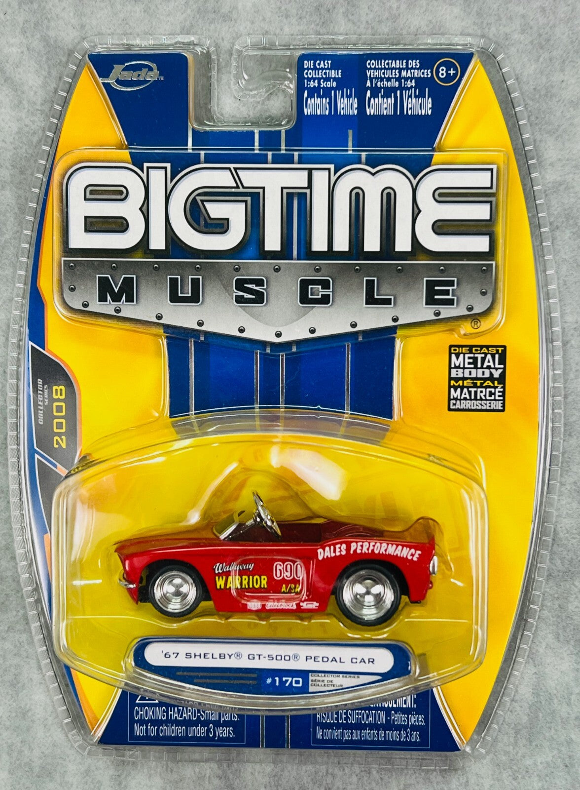 🔥🔥🔥Jada Bigtime Muscle 1967 Ford 67 Mustang Shelby Gt-500 Pedal Car H23🔥🔥🔥