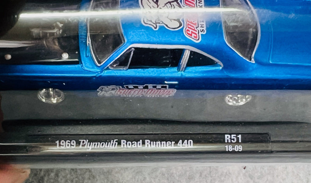 🔥🔥🔥M2 Machines Speed Dawg 1969 Plymouth Road Runner 440 R51 18-09 H23🔥🔥🔥