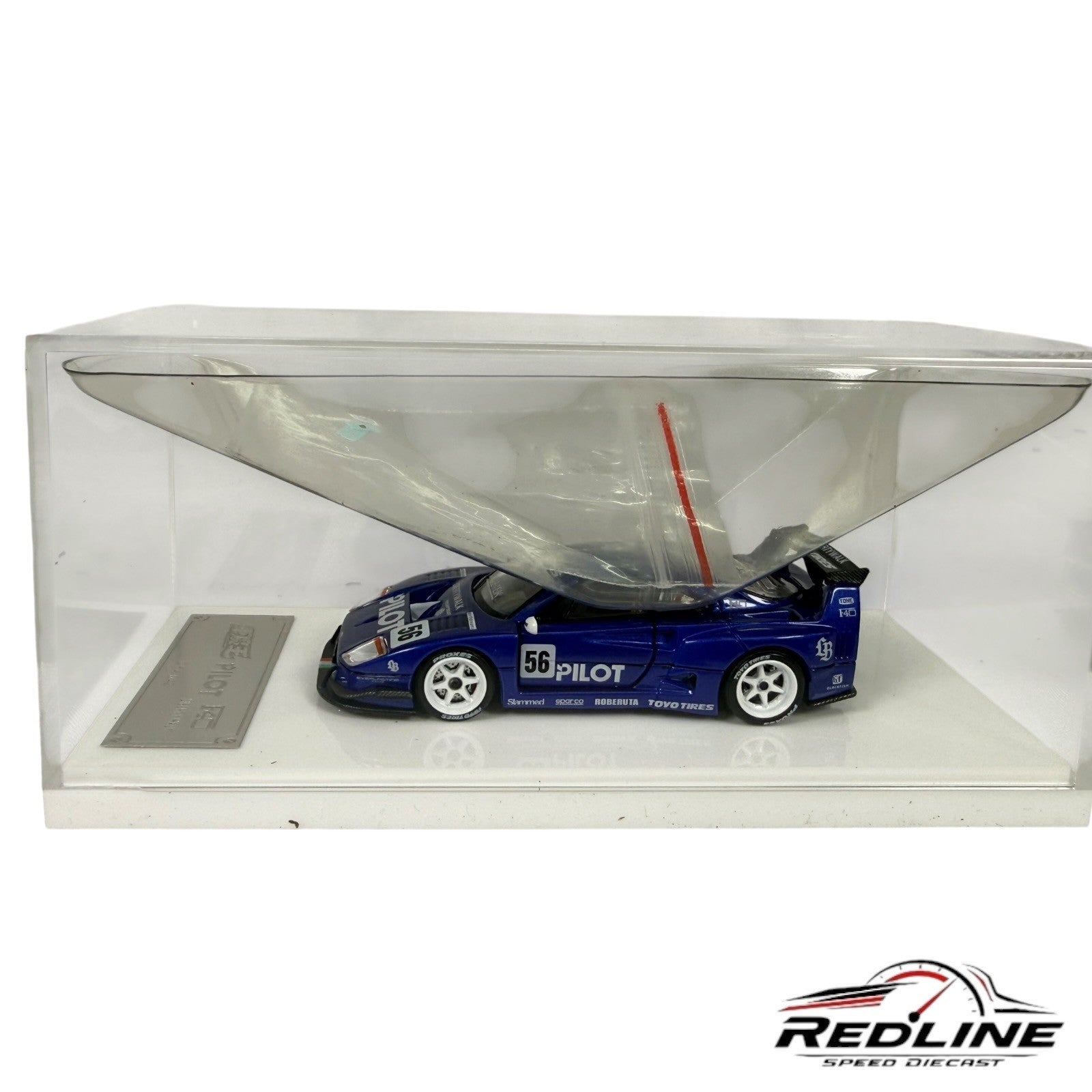 🇮🇹🇮🇹Demon King AUTO LBWK Ferrari F40 Blue 1:64 H3🇮🇹🇮🇹