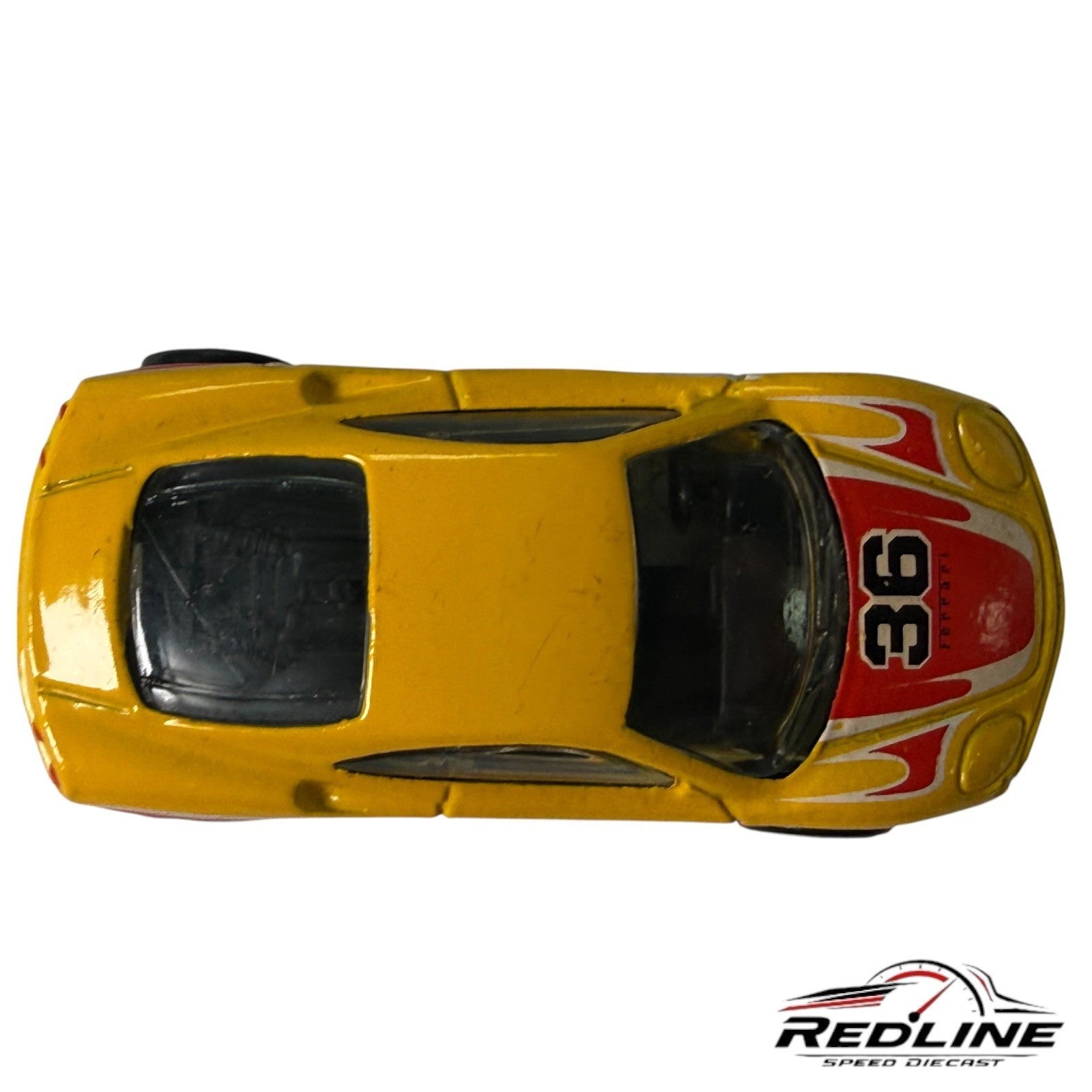 🇮🇹🇮🇹Hot Wheels Ferrari Racer Ferrari 360 MODENA Yellow LOOSE C5🇮🇹🇮🇹