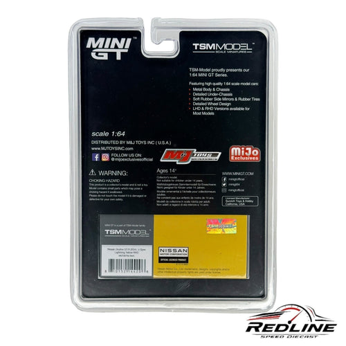 Mini GT Nissan Skyline GT-R R34 V-Spec Lightning Yellow-MiJo Exclusive CHASE H31