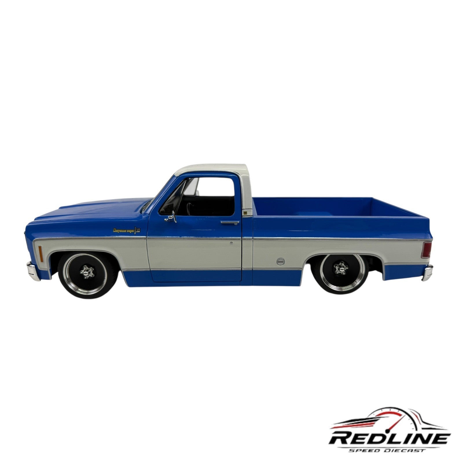 🇺🇸Maisto 1974 Chevy C10 Cheyenne Super Custom LOWERED 1 OF 1 NO BOX🇺🇸
