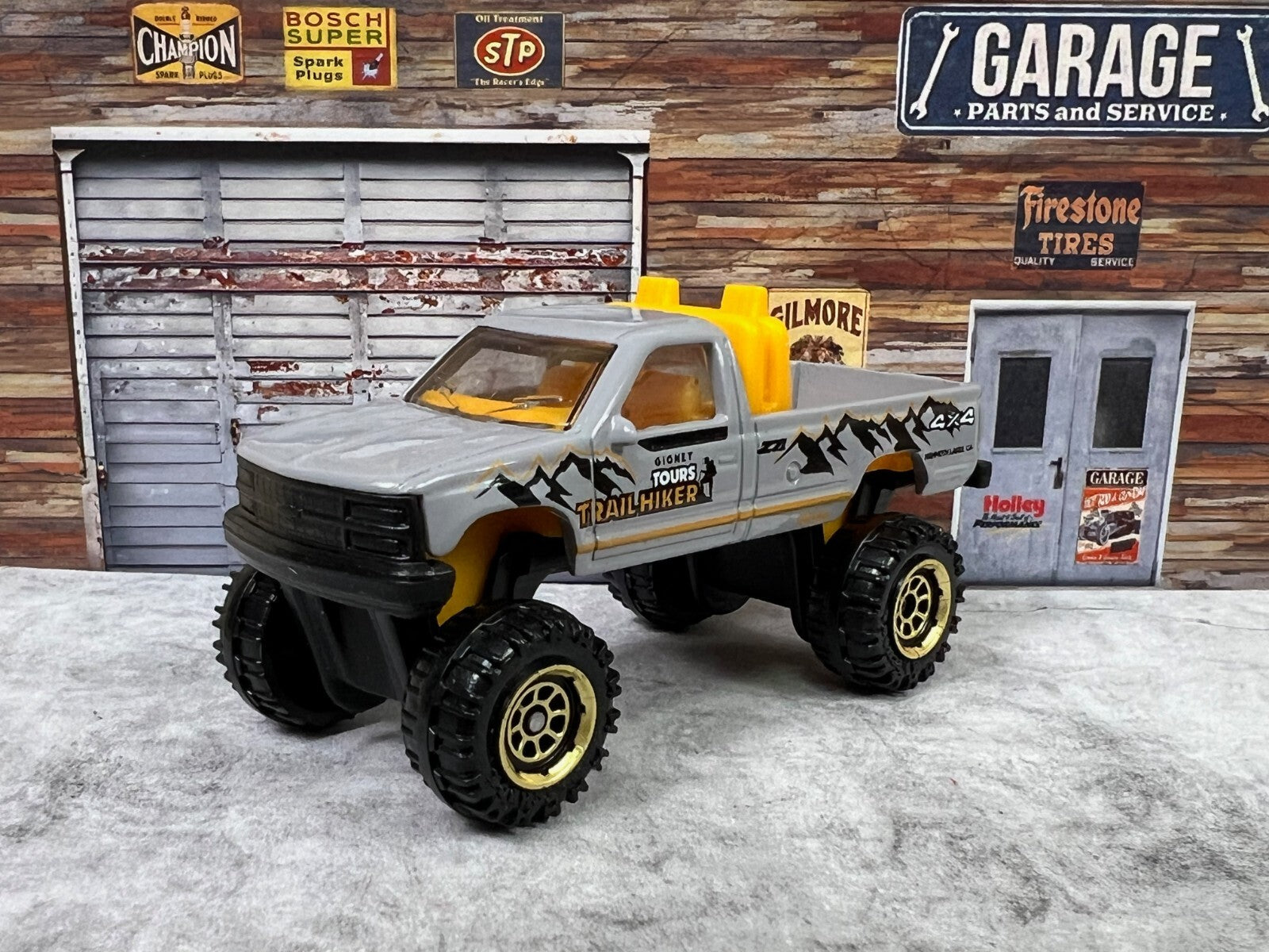 🇺🇸🇺🇸Matchbox Superfast MB 953 Chevy K1500 4x4 Pickup  Grey C14🇺🇸🇺🇸