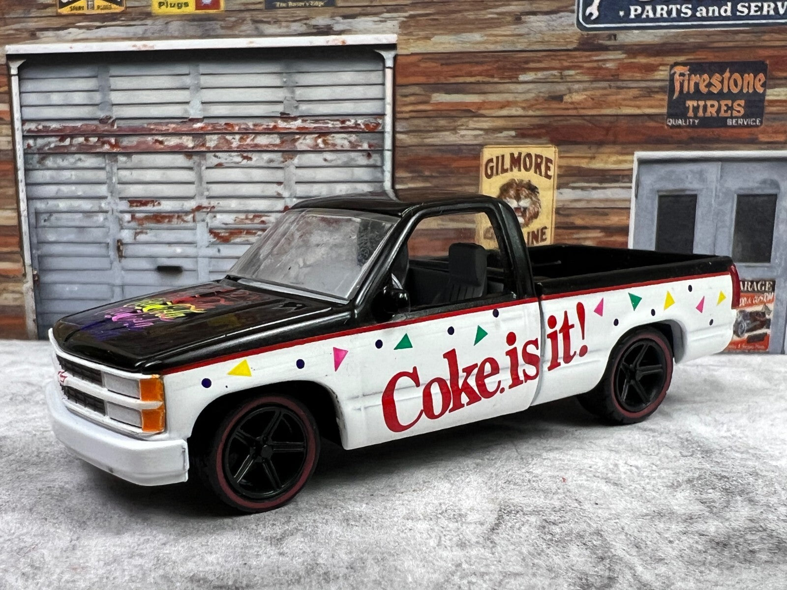 🔥M2 Machines 1992 Chevrolet C1500 SS 454 Pickup Coke is it! Custom Redlines C5