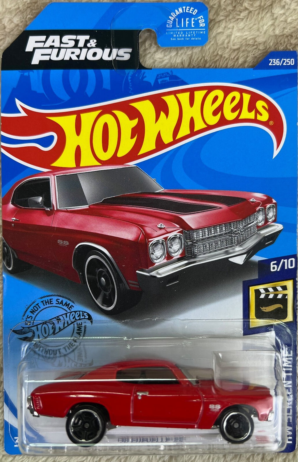 🔥🔥🔥HOT WHEELS HW SCREEN TIME  '70 CHEVELLE SS RED  FAST & FURIOUS HW18🔥🔥🔥