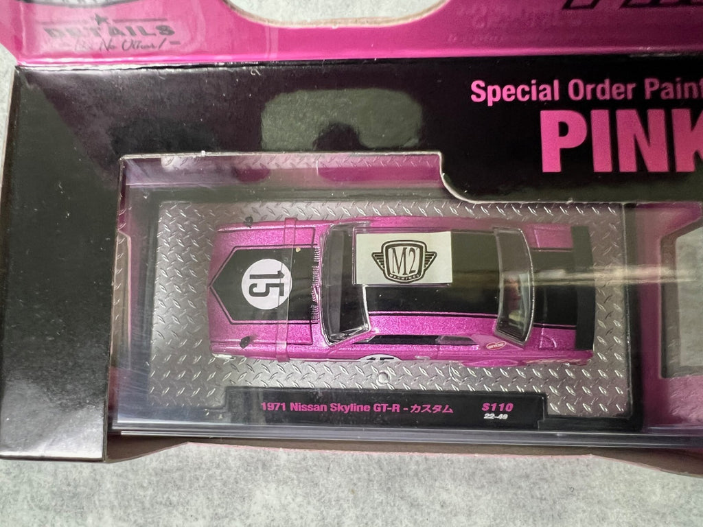 🎌🎌M2 Machines Special Order Paint Color: Pink 1971 Nissan Skyline GT-R H7🎌🎌