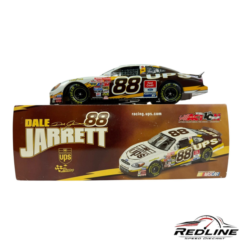 🏁Action 10th Anniversary Dale Jarrett #88 UPS 2002 Taurus 1:24 C2🏁