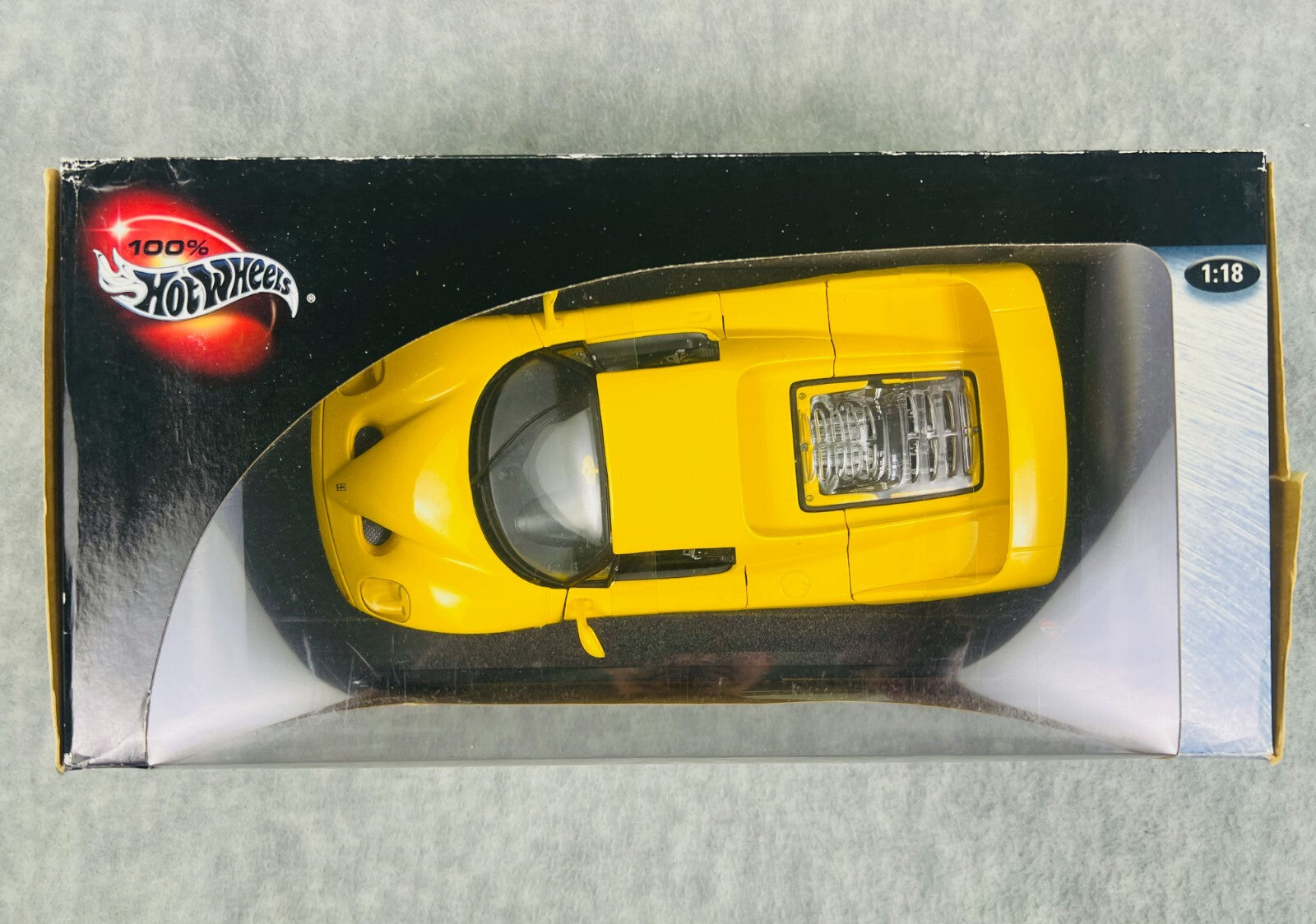 🇮🇹🇮🇹🇮🇹Hotwheels 100% Ferrari F50 Yellow 1:18 Scale🇮🇹🇮🇹🇮🇹