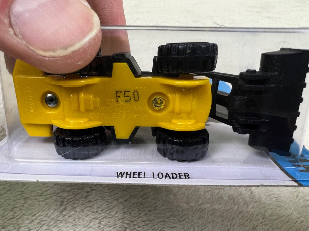 🔥🔥🔥🔥Hotwheels Wheel Loader Construction Vehicle Yellow HW City HW12🔥🔥🔥🔥