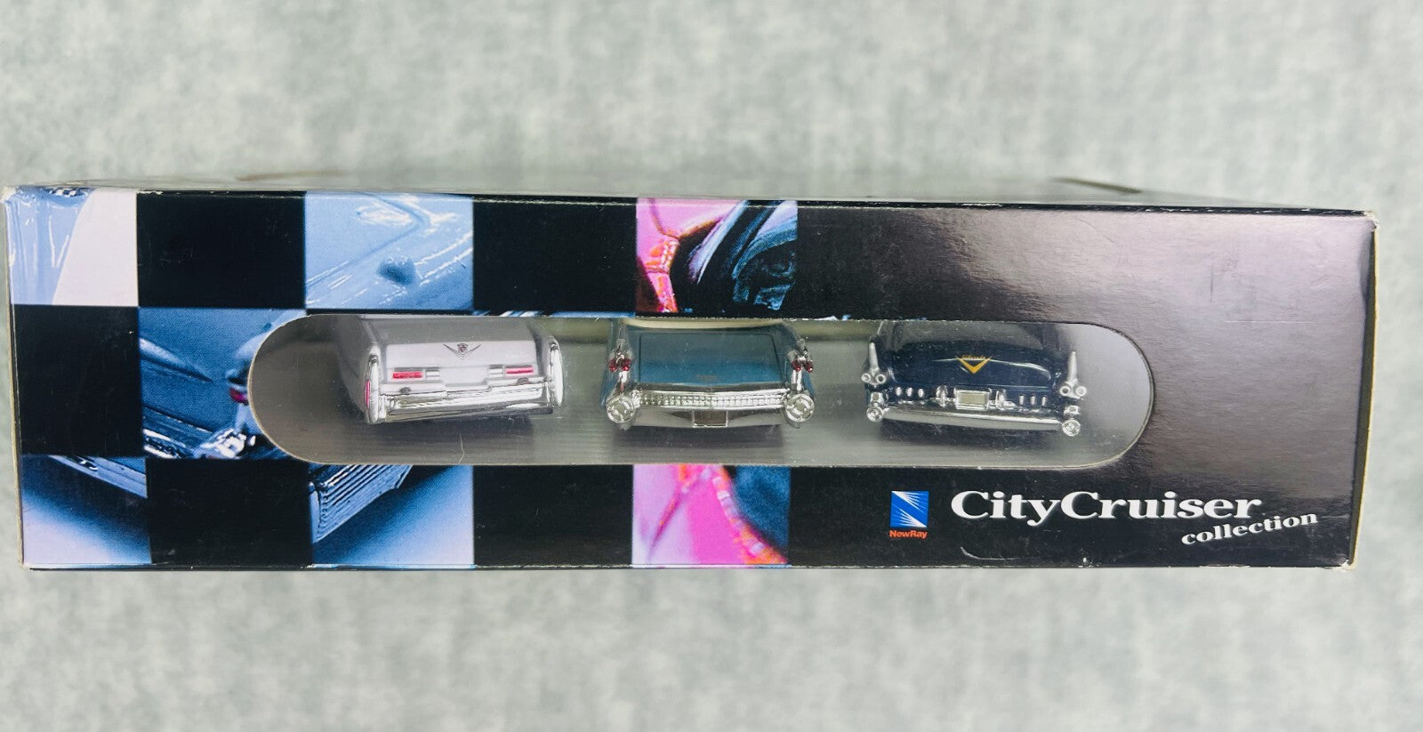 New Ray City Cruiser Collection 1955 Cadillac Eldorado 1976 Cadillac 1959 Series