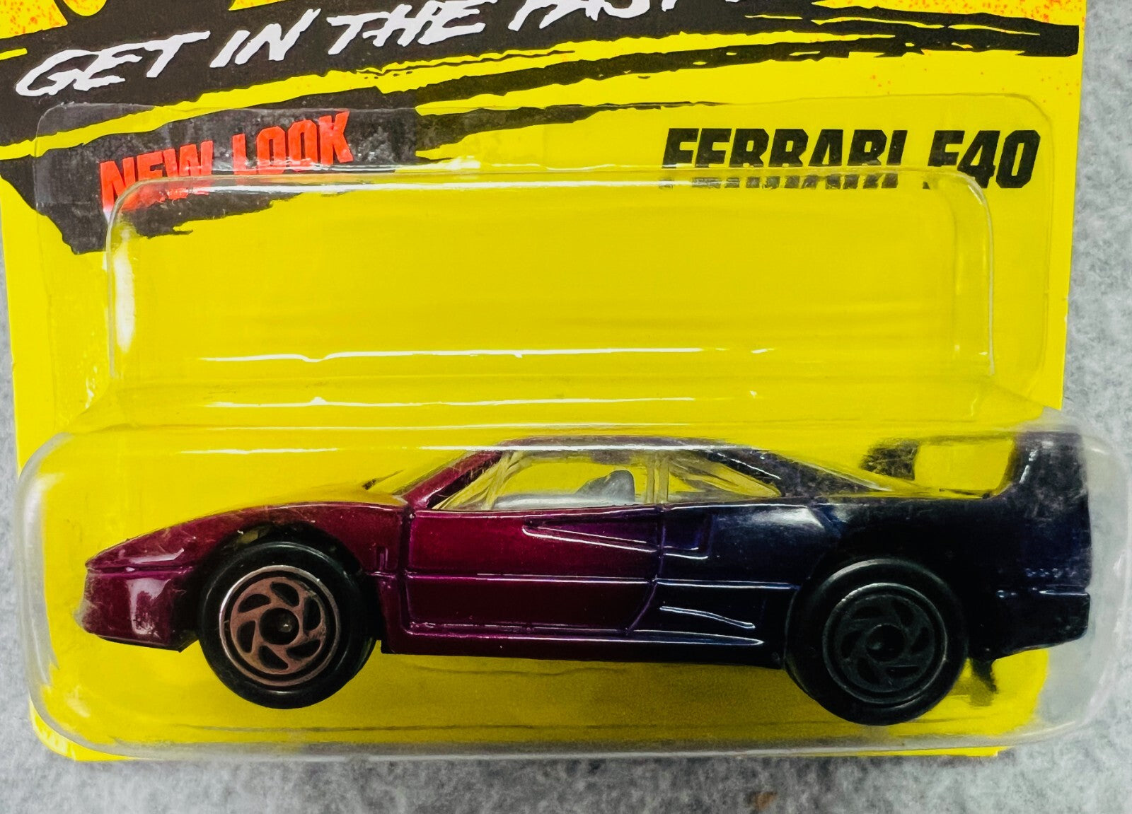 🇮🇹Matchbox Superfast NEW LOOK FERRARI F404 GET IN THE FAST LANE 1995 H23🇮🇹