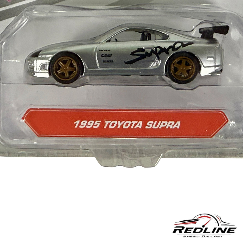 🎌🎌Jada Toys JDM Tuners Toyota Supra SILVER 1995 1:64 H9🎌🎌