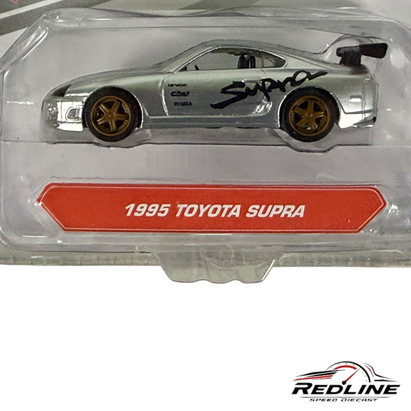 🎌🎌Jada Toys JDM Tuners Toyota Supra SILVER 1995 1:64 H9🎌🎌