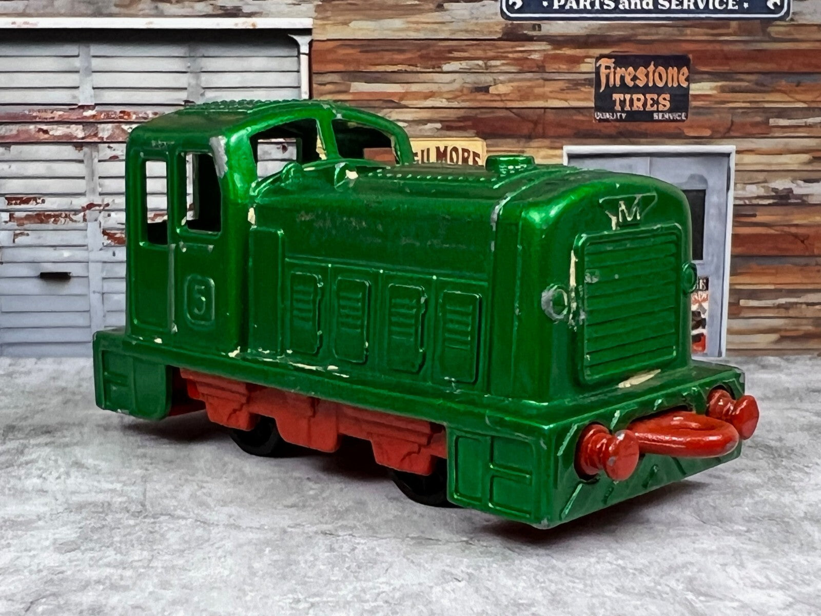 🔥🔥Matchbox Superfast Lesney 1978 Green Shunter D-1496-RF Made in England C1🔥