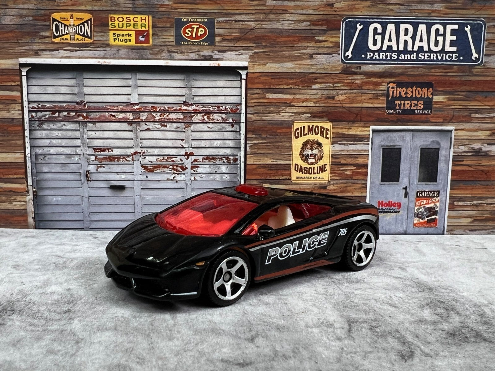 🇮🇹🇮🇹🇮🇹Matchbox Lamborghini Gallardo LP560 Police Black C13🇮🇹🇮🇹🇮🇹