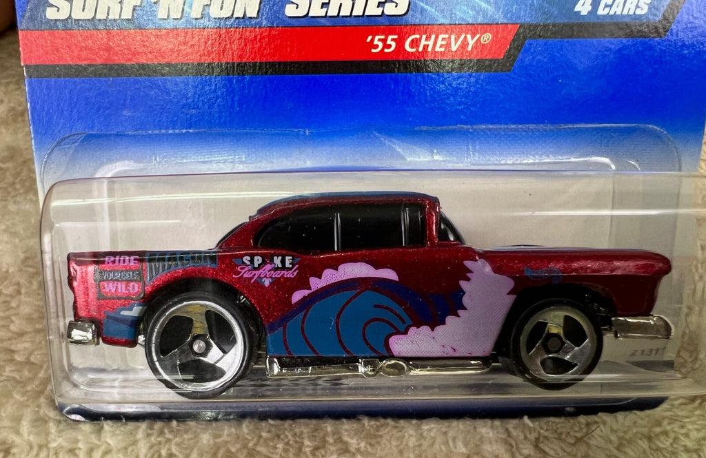 🇺🇸🇺🇸🇺🇸🇺🇸Hotwheels Surf 'N Fun Series '55 Chevy HW18🇺🇸🇺🇸🇺🇸🇺🇸