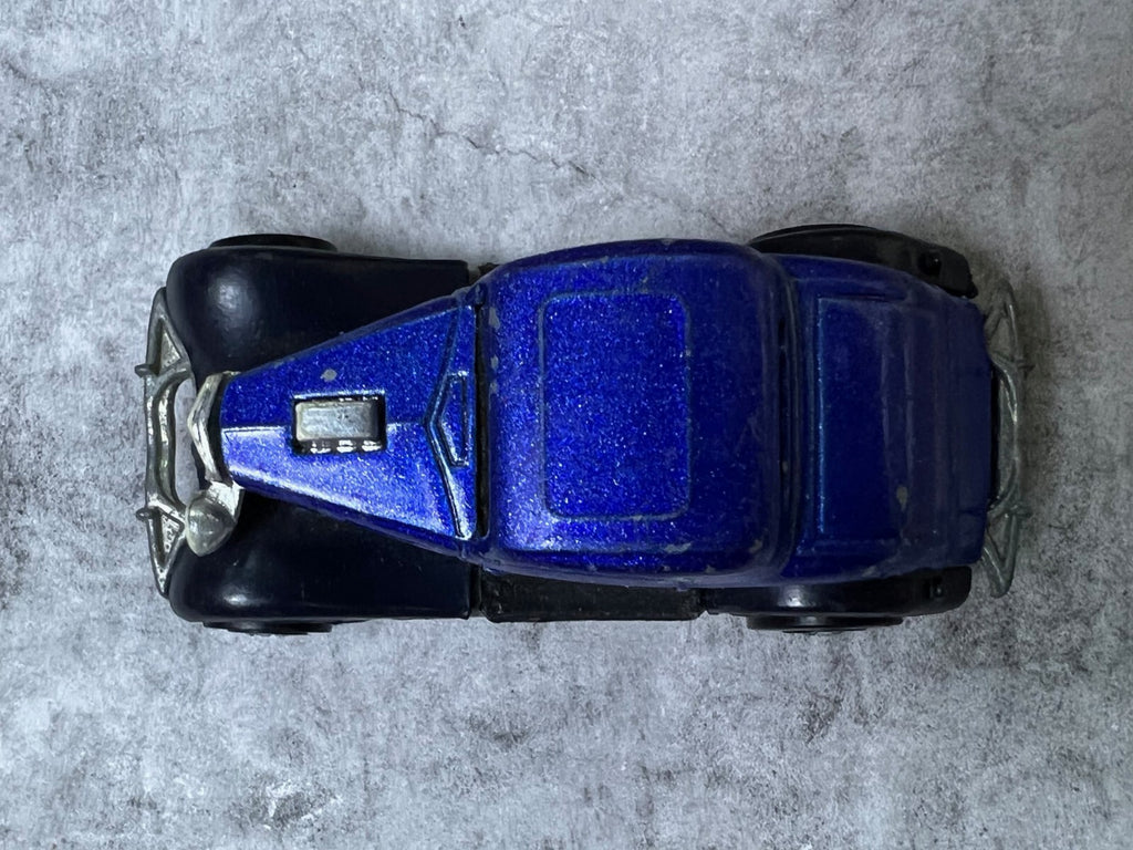 🔥🔥🔥Hotwheels Roadster Blue w/Flames 1979 C16🔥🔥🔥