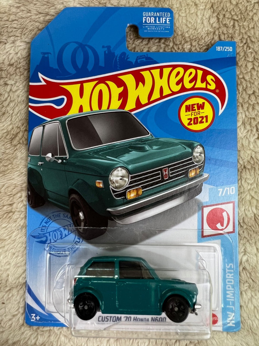 🔥🎌🎌Hot Wheels Custom '70 Honda N600 Green HW J-Imports HW18🎌🎌🔥