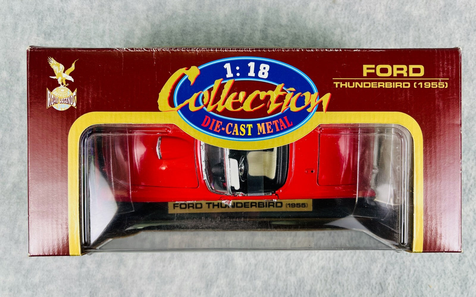 🇺🇸🇺🇸Road Legends 1955 Ford Thunderbird. 1:18 Scale New In Box🇺🇸🇺🇸