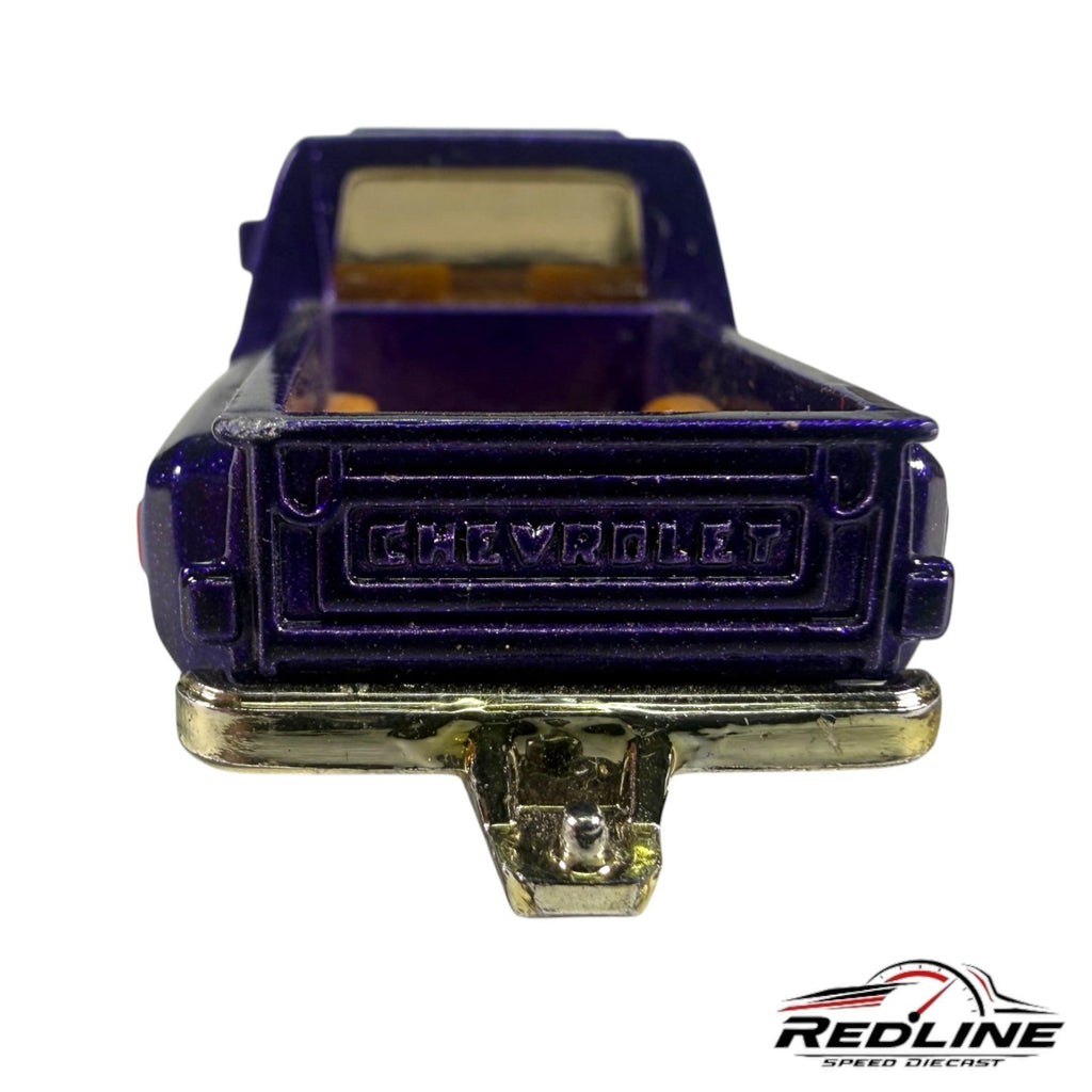 🇺🇸Matchbox 1975 Chevy Stepside Pickup Purple LOOSE 1:64 C17🇺🇸