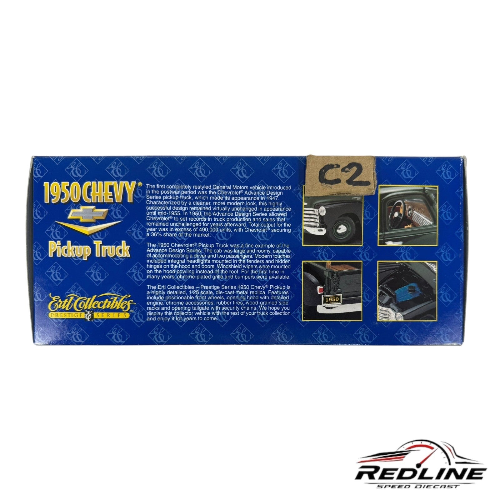 🔥Ertl Collectibles Prestige Series New Holland Die Cast  1950 Chevy Pickup C2🔥