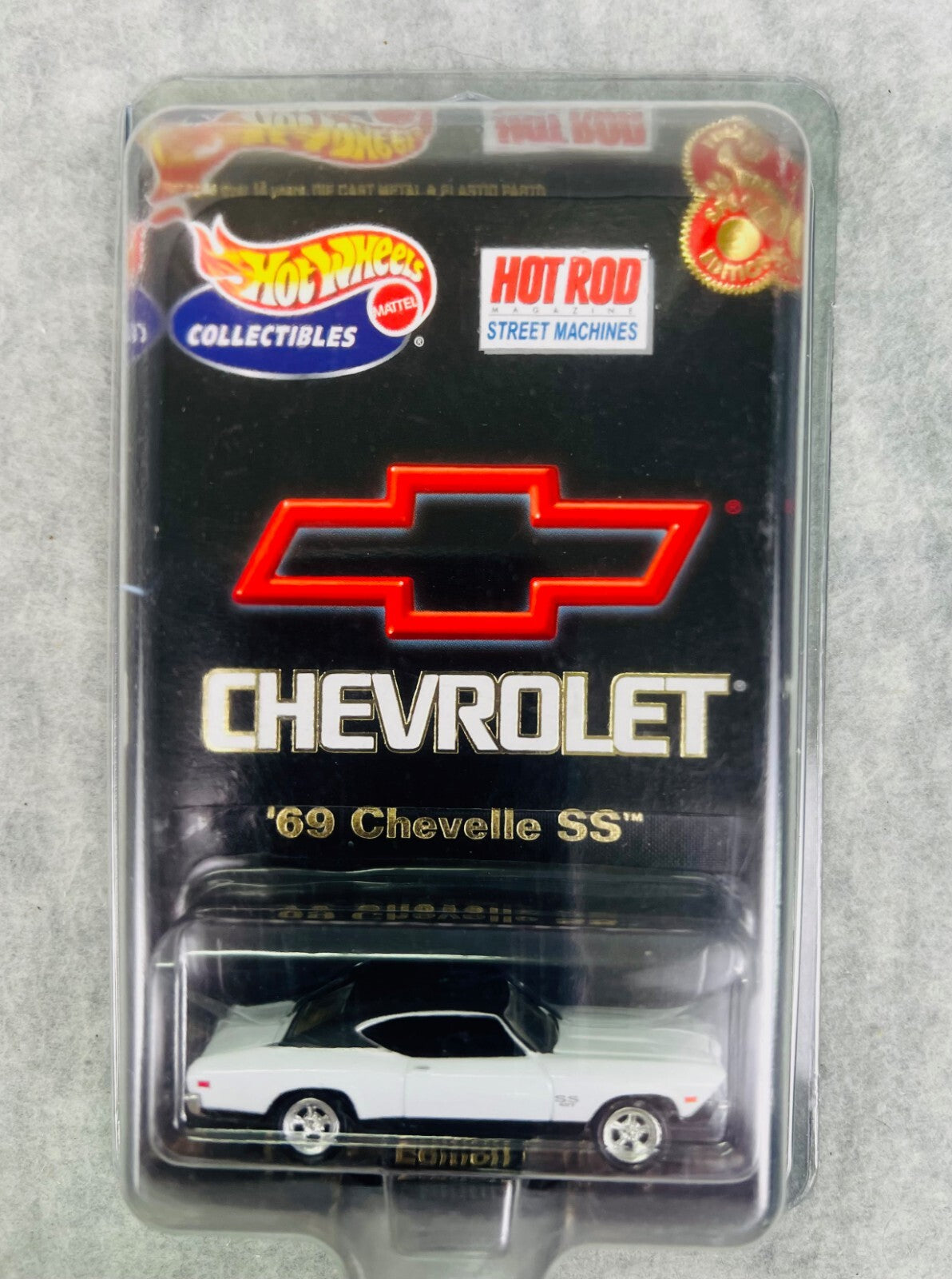 🔥🔥Hot Wheels Hot Rod Magazine Street Machines '69 Chevelle SS WHITE🔥🔥